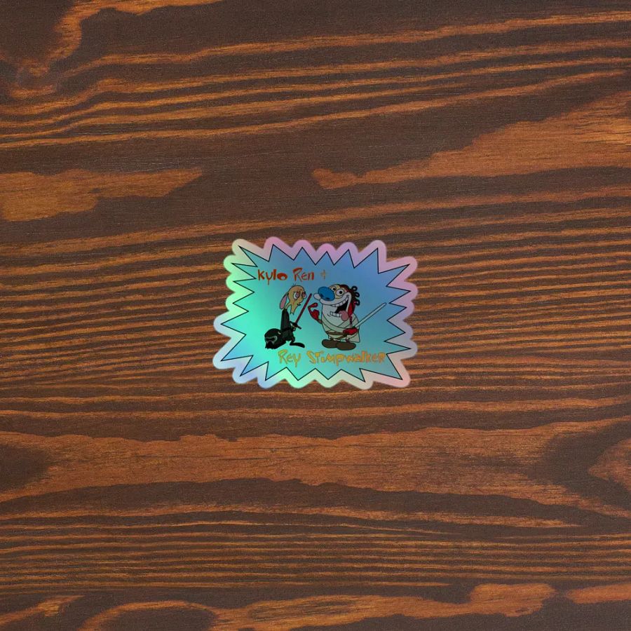 Kylo Ren & Rey Stimpwalker Holo Sticker product image (5)