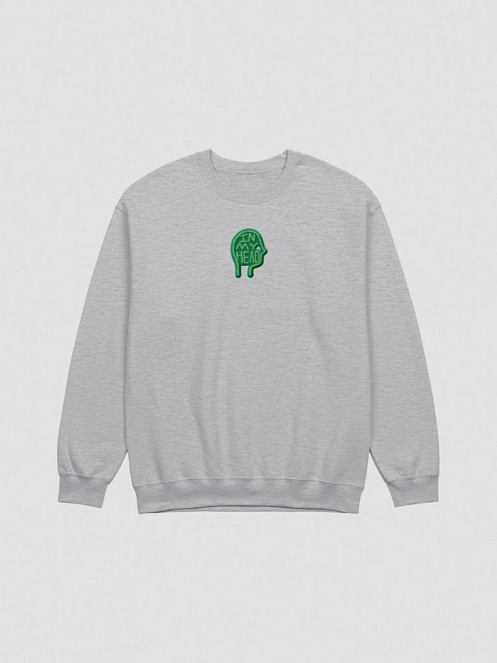 In My Head embroidered crewneck (clover bubble design) product image (2)