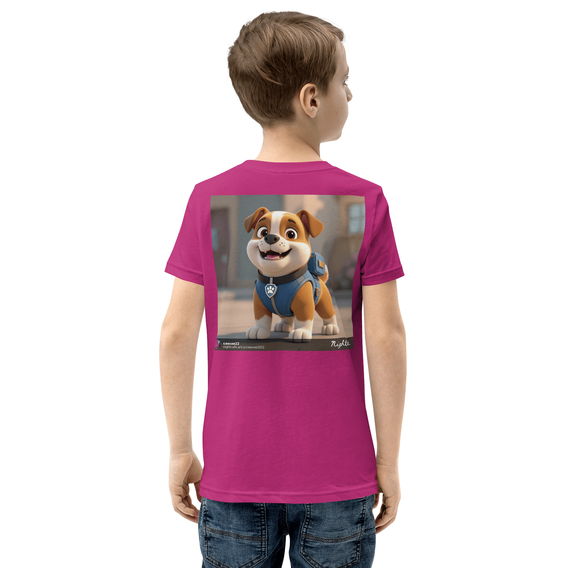 Joyful Pup Youth T-Shirt product image (5)