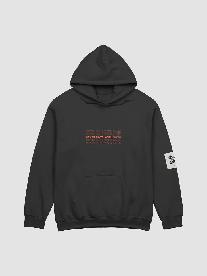 Loves Cats Will Vote Hoodie product image (1)