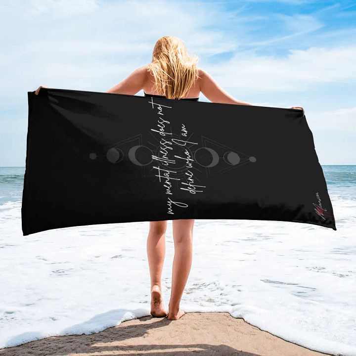 Mental Illness Beach Towel product image (2)