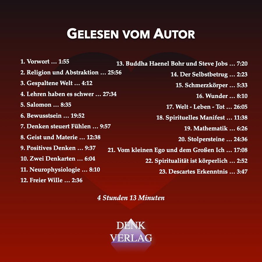 GT 13: Spiritualität - Gedankenspiele Thema - Hörbuch product image (2)