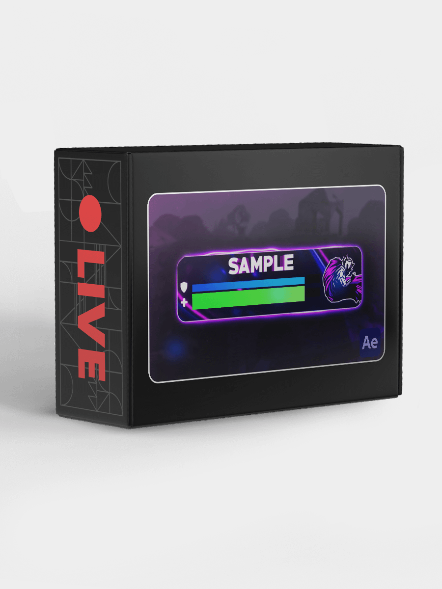 Fortnite Healthbar Stream Overlay (After Effects) product image (1)