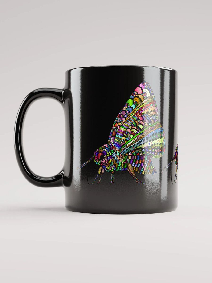 Black Glossy Coffee mug- Butterfly Coffee Mug product image (6)