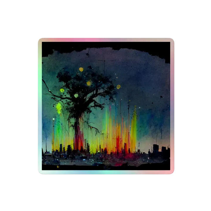 Ethereal Tree Holographic Sticker Set product image (2)