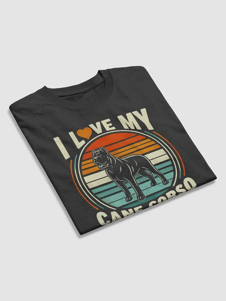 I Love My Cane Corso Vintage T-Shirt product image (2)