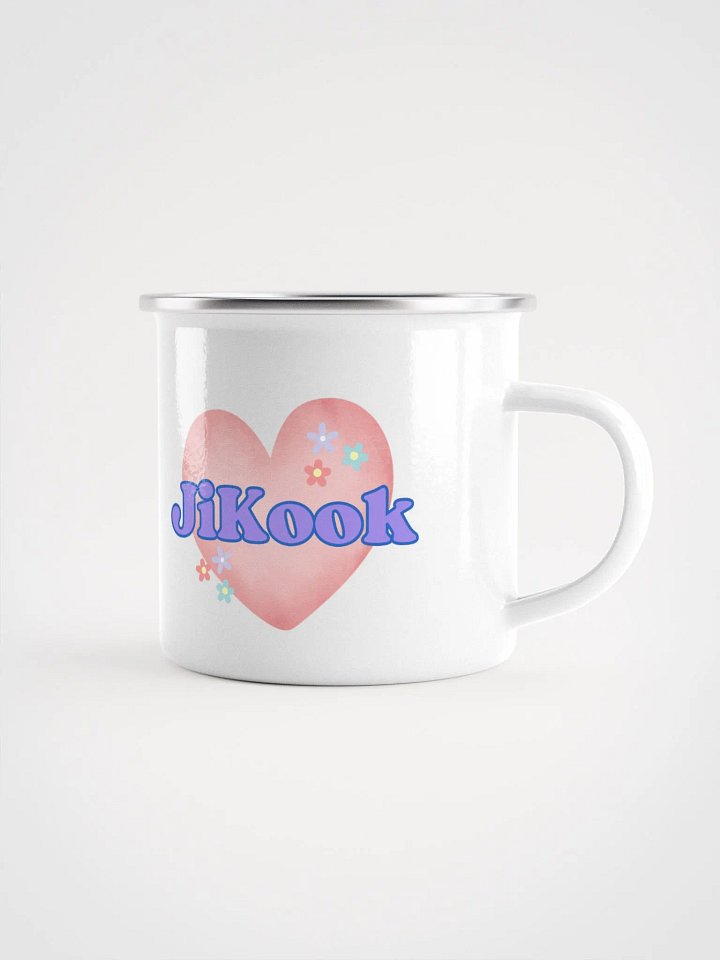 My heart belongs to JiKook Enamel Mug product image (1)