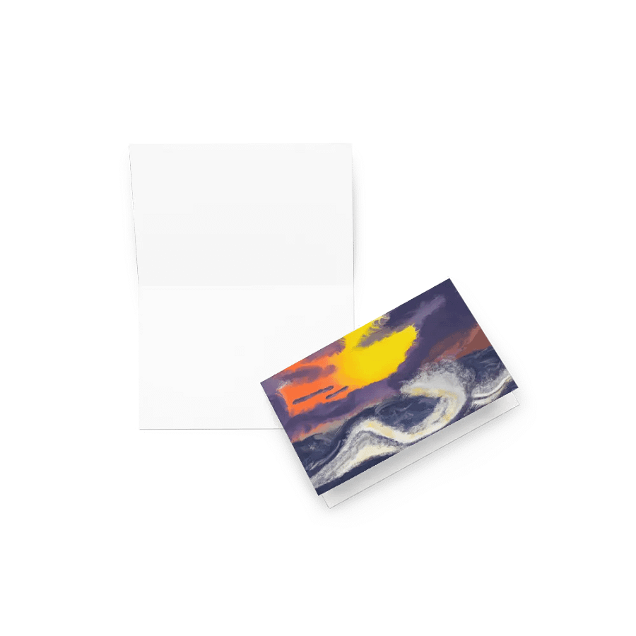 Sunset Ocean Card product image (7)