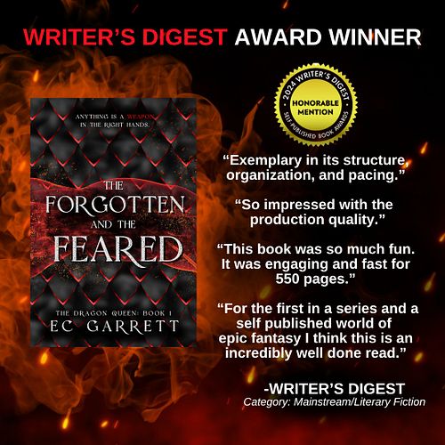 ANYTHING IS A WEAPON IN THE RIGHT HANDS. 

Read the bestselling Grimdark Romantasy Series, The Dragon Queen, today for FREE o...