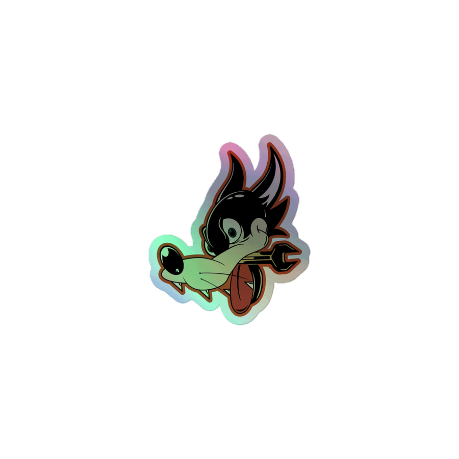 Swirl Toon Figure Holographic Sticker product image (1)