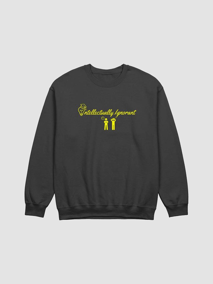Intellectually Ignorant (Yellow LOGO) Crewneck Sweatshirt product image (1)