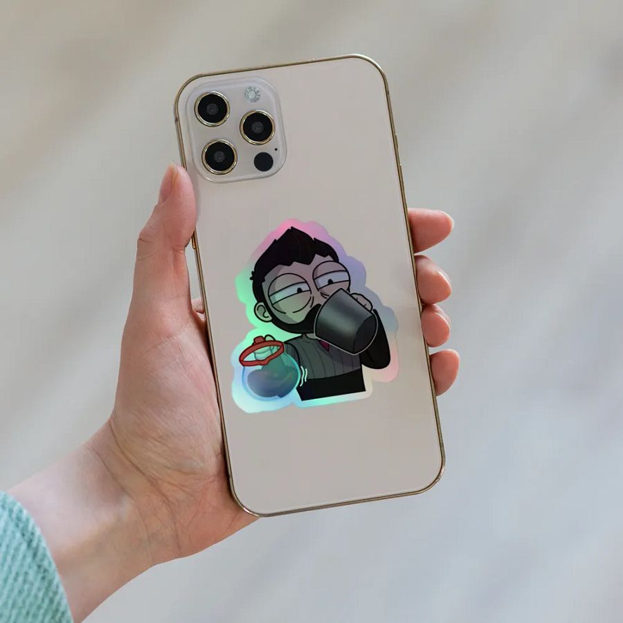 Coffee Lover's Holographic Sticker Set product image (8)