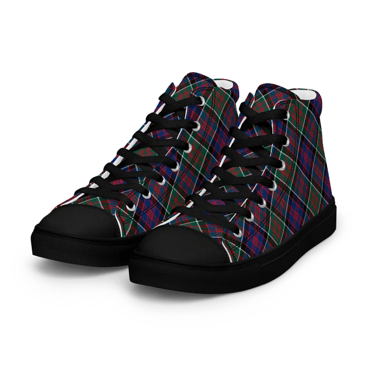 MacDonald Clanranald Tartan Men's High Top Shoes product image (2)