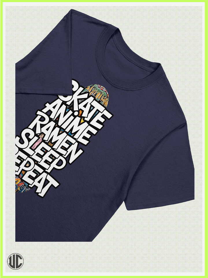Skate Anime Ramen Sleep Repeat T-Shirt product image (2)