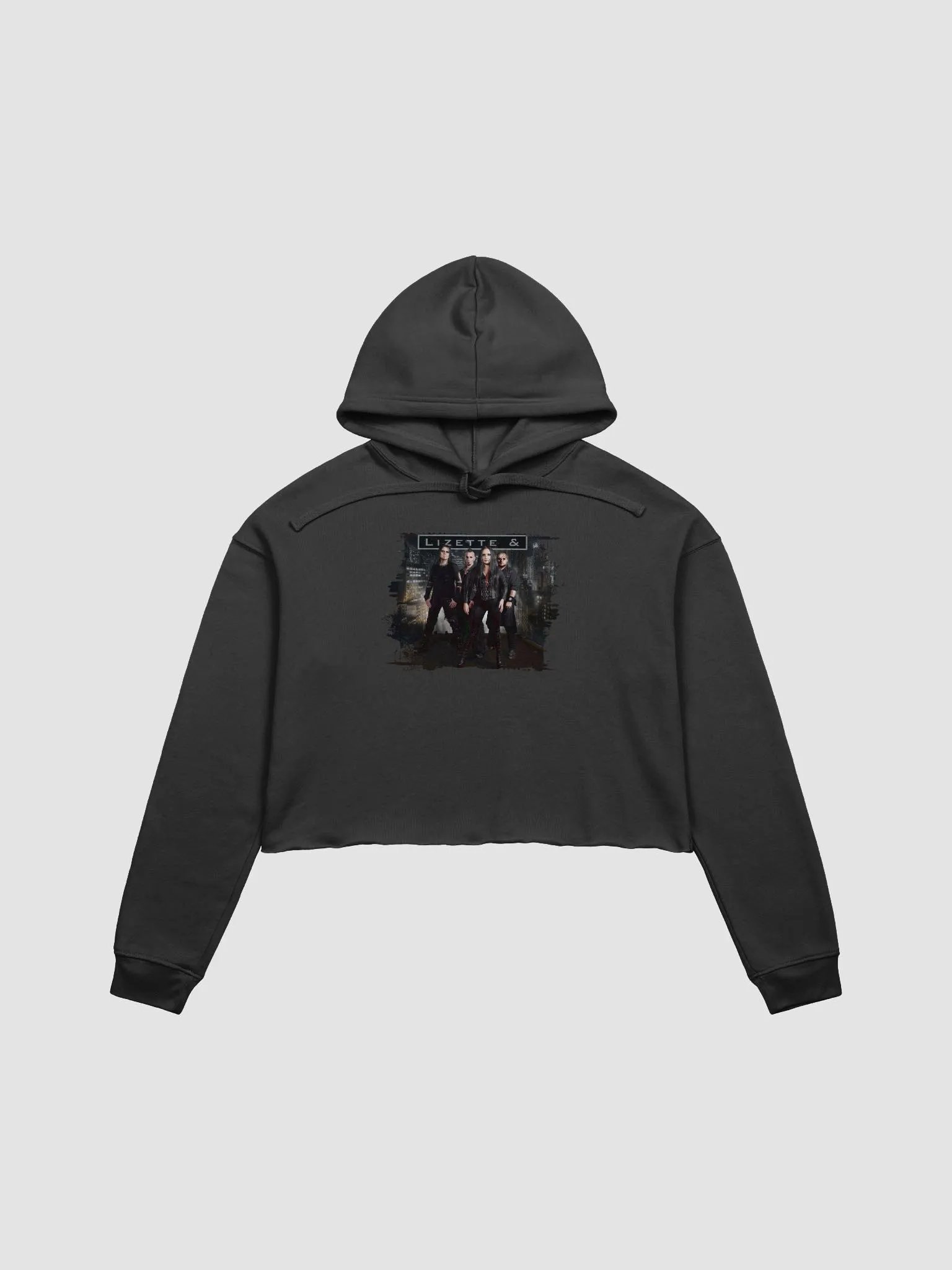 Bella+Canvas Fleece Crop Hoodie product image (1)