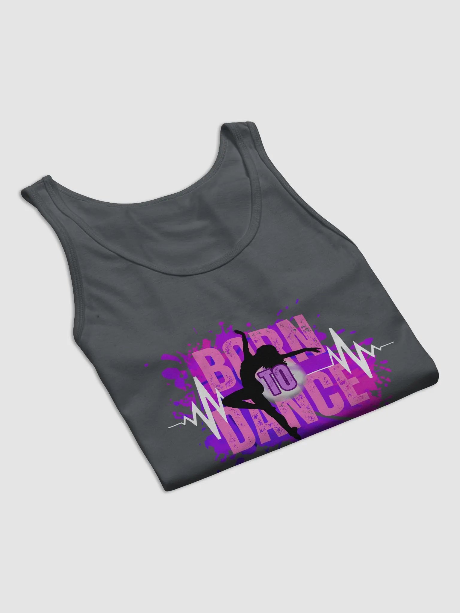 Born to Dance Her Silhouette Tank Top product image (76)