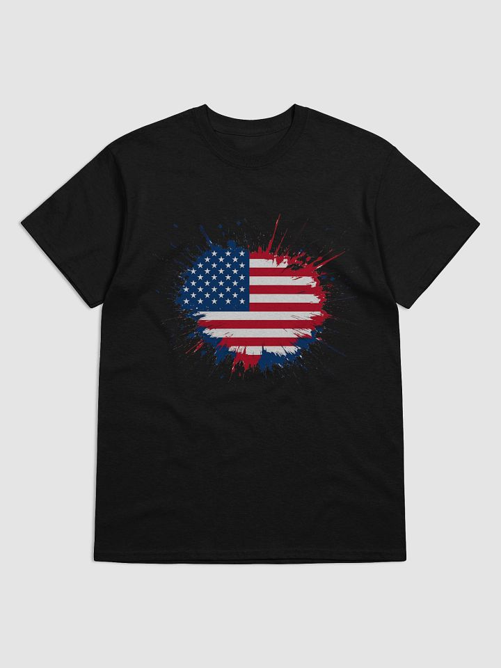 USA Patriotic Burst Circle Tee product image (1)