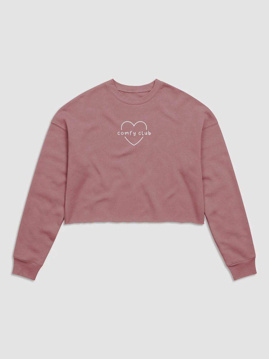 comfy club cropped crewneck product image (1)