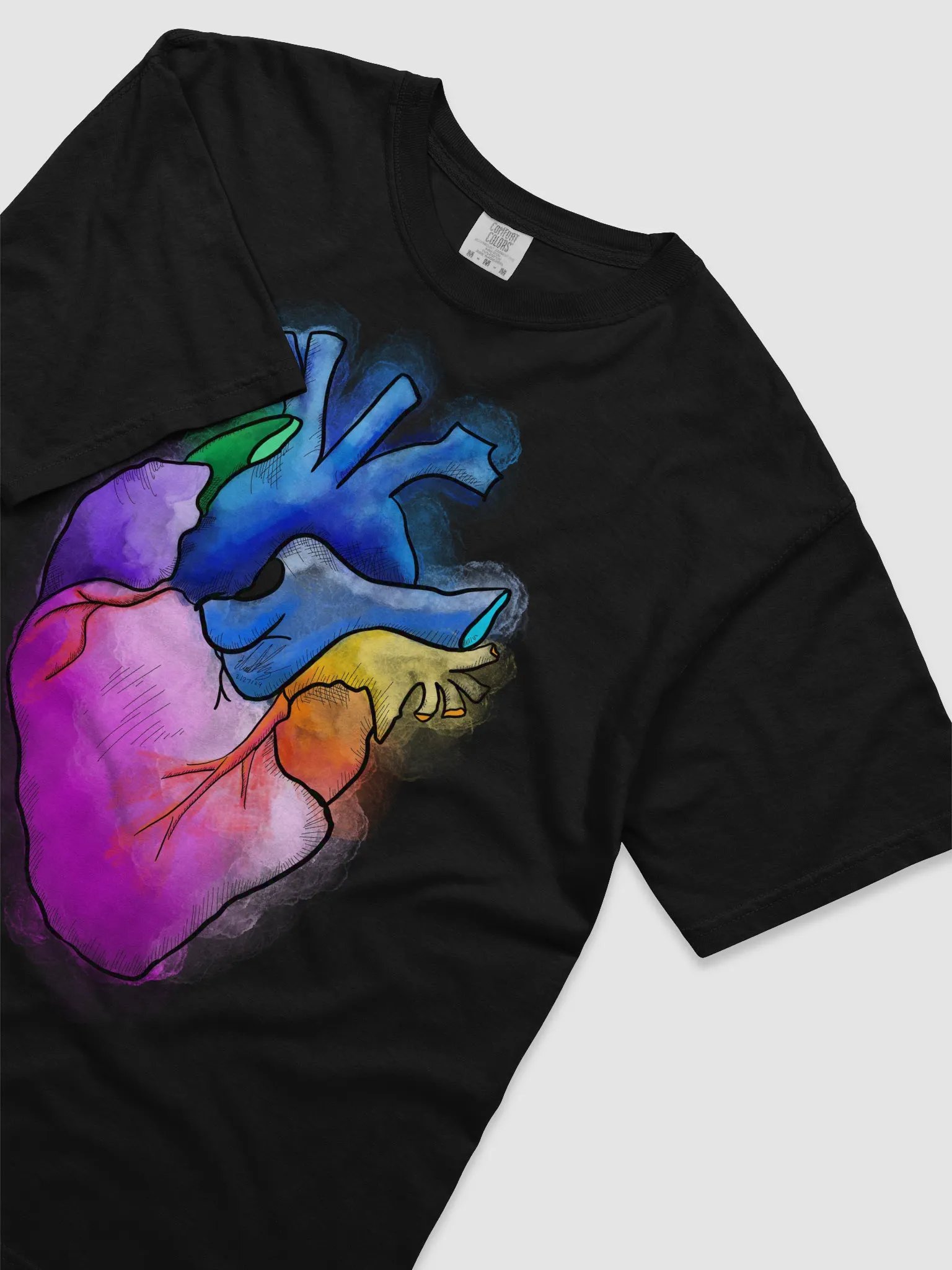 Watercolor Heart T-shirt product image (20)