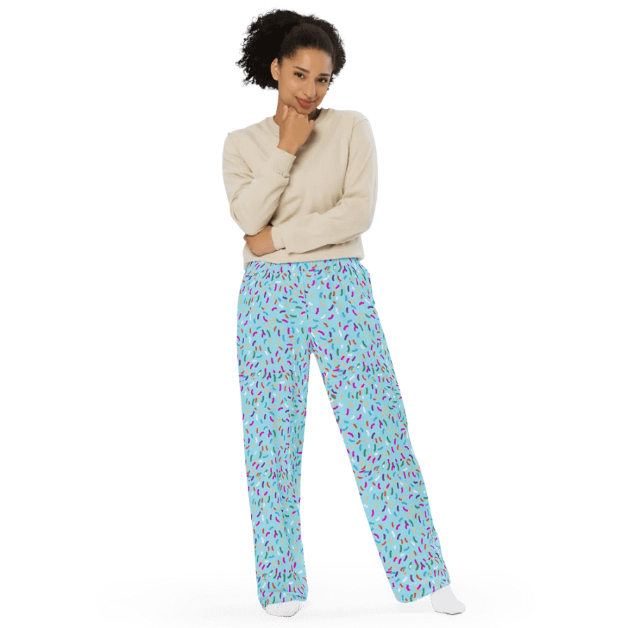Blue Sprinkle Wide Pant product image (11)