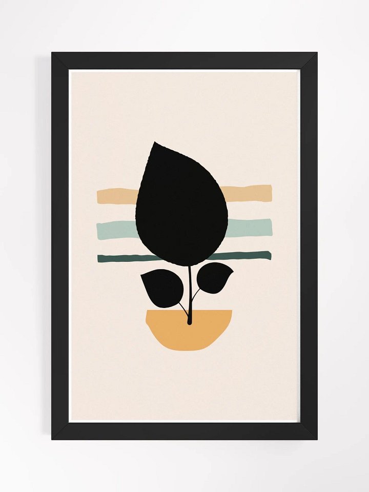 Vibrant Ayous Wood Framed Matte Poster product image (4)