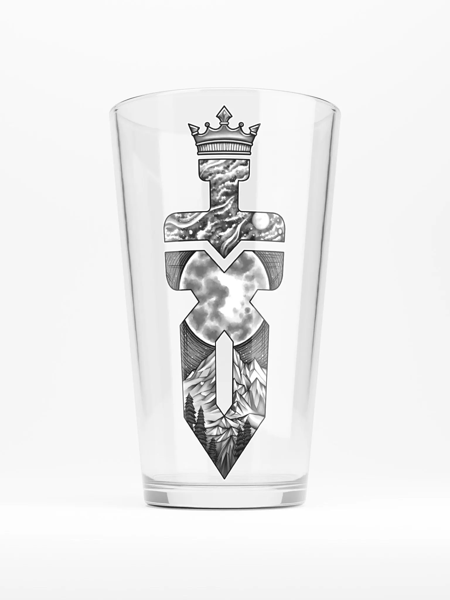 Shaker Pint Glass (Gray Logo) product image (1)