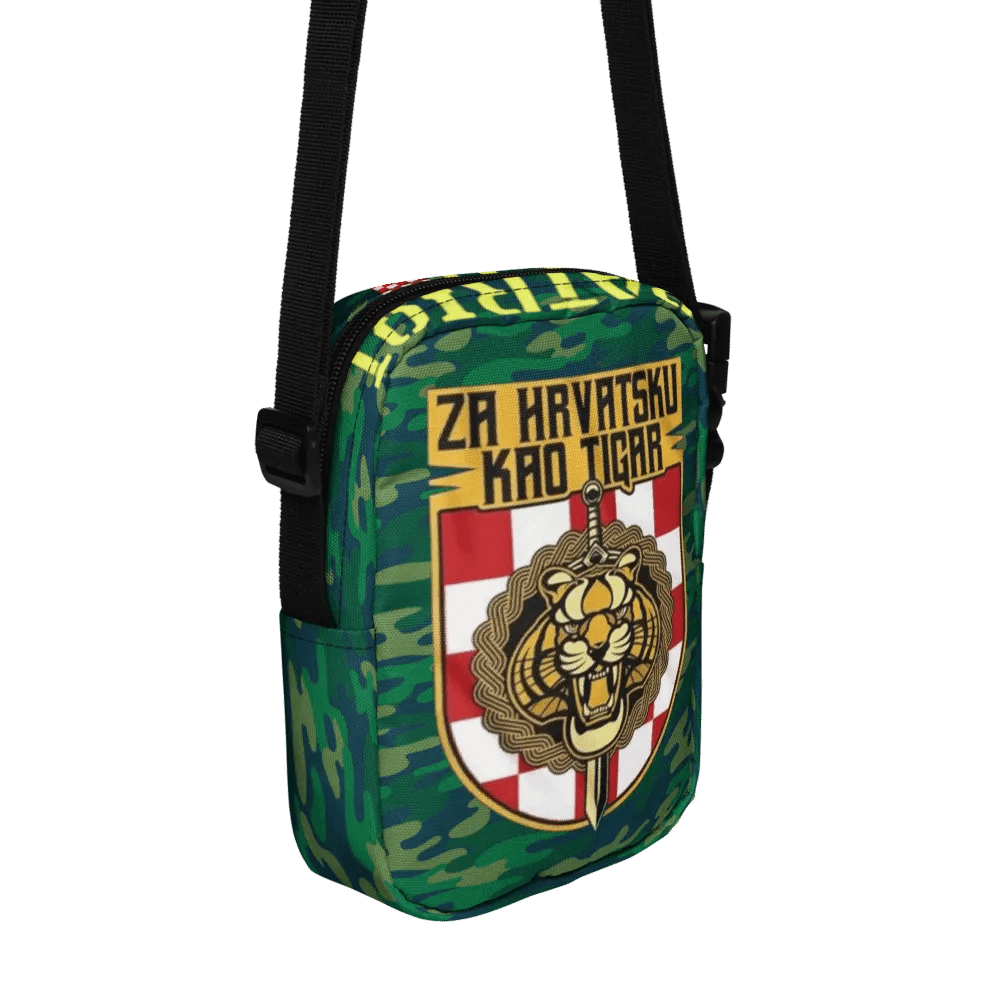 Tiger CRO Army Emblem Camo Crossbody Bag product image (2)