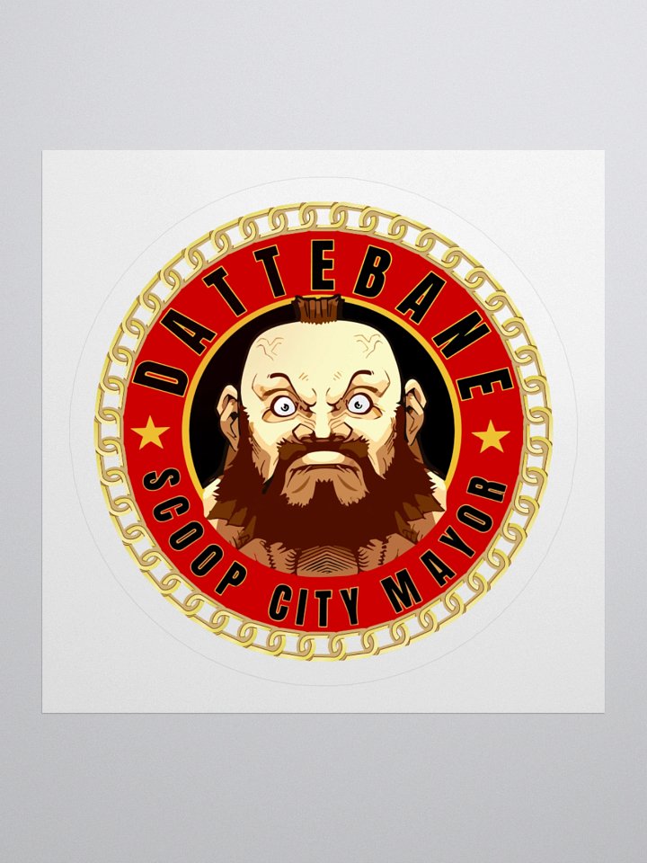 Scoop City Mayor Stickers product image (2)