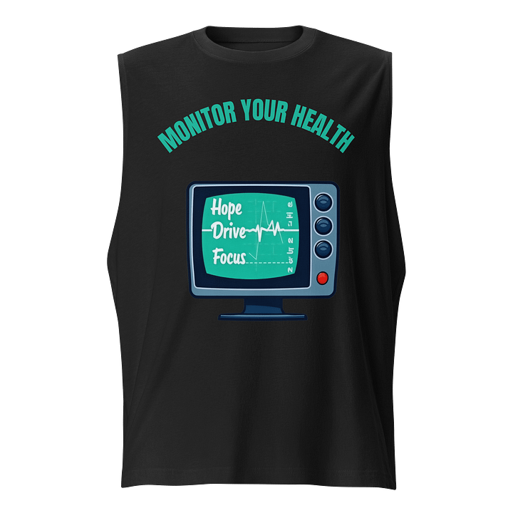 Heartbeat Monitor Retro Muscle Tank product image (1)