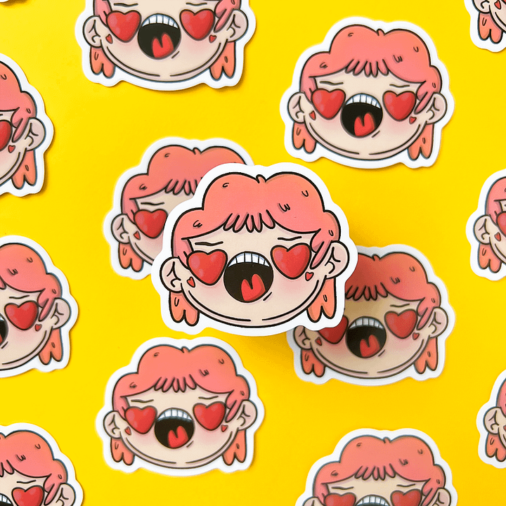 Hearts sticker product image (1)