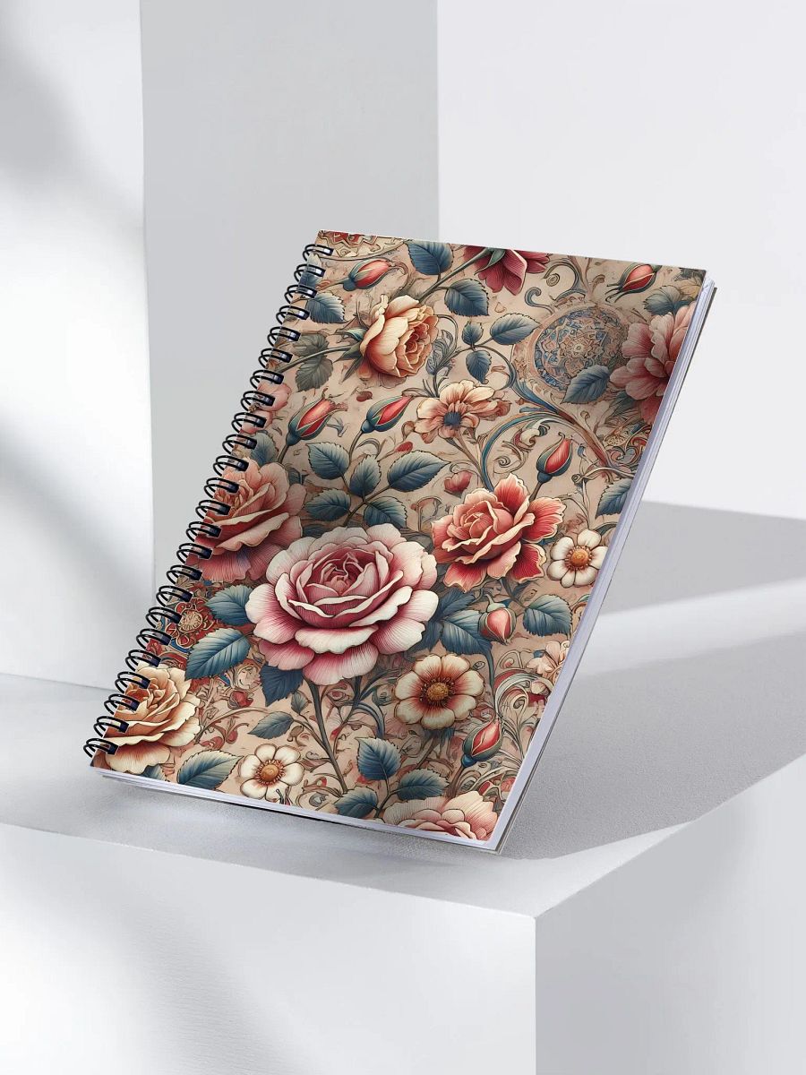 Royal Floral Spiral Notebook product image (3)