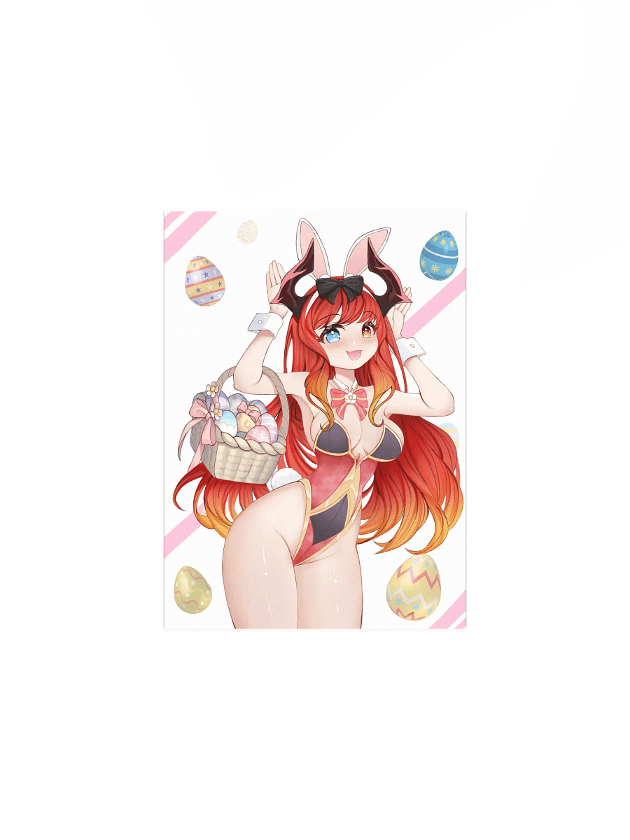 Bunny Babe Easter Poster product image (3)