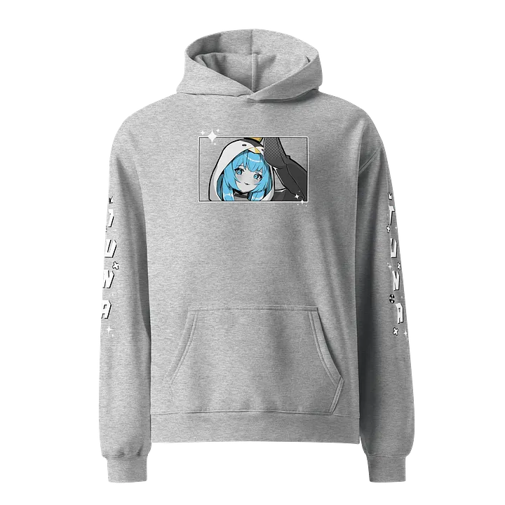 Black & Blue Hoodie Oversized Premium Unisex product image (1)