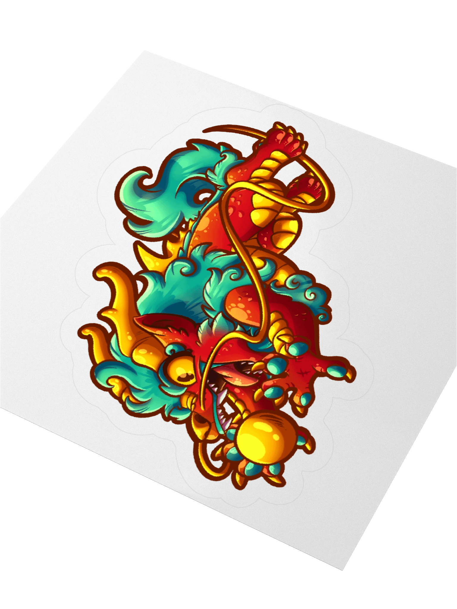 Red Dragon - sticker product image (7)