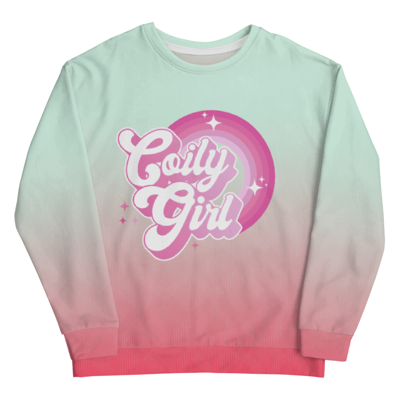 Coily Girl Pink Tie-Die Crewneck product image (2)