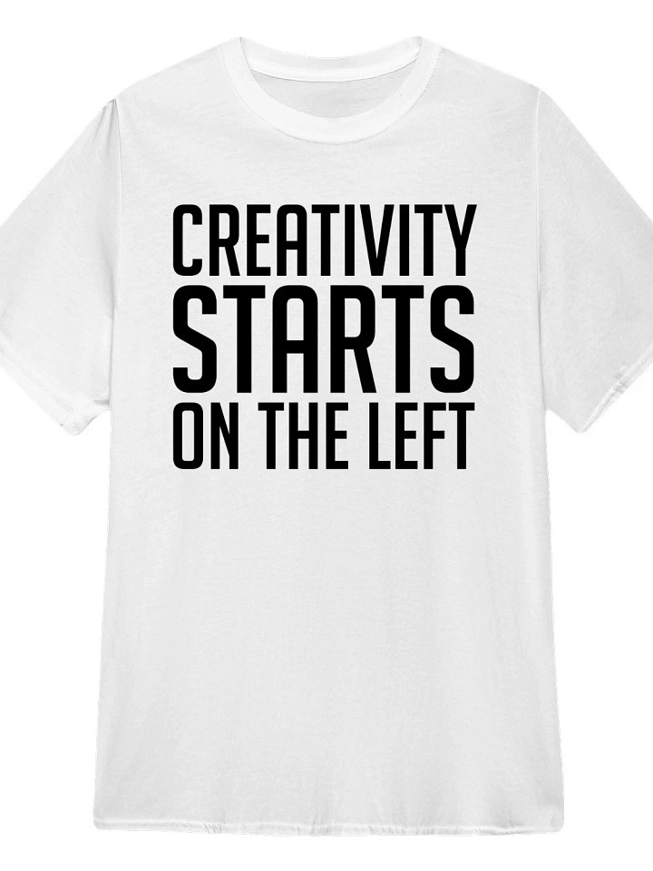 Creativity Starts on the Left Left-Handers Day 2025 T-Shirt product image (1)