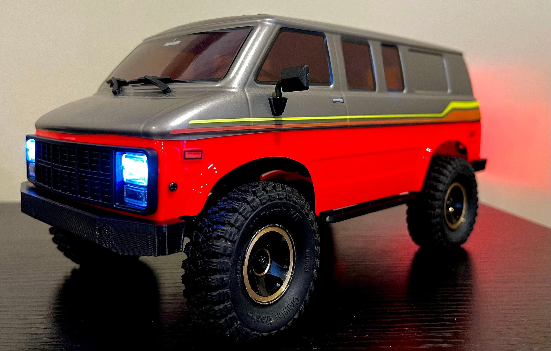 HobbyPlus V1 Rock Van Front Bumper product image (1)