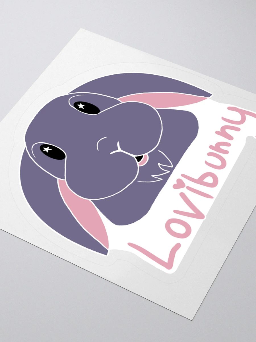 Lovibunny Logo Sticker product image (3)