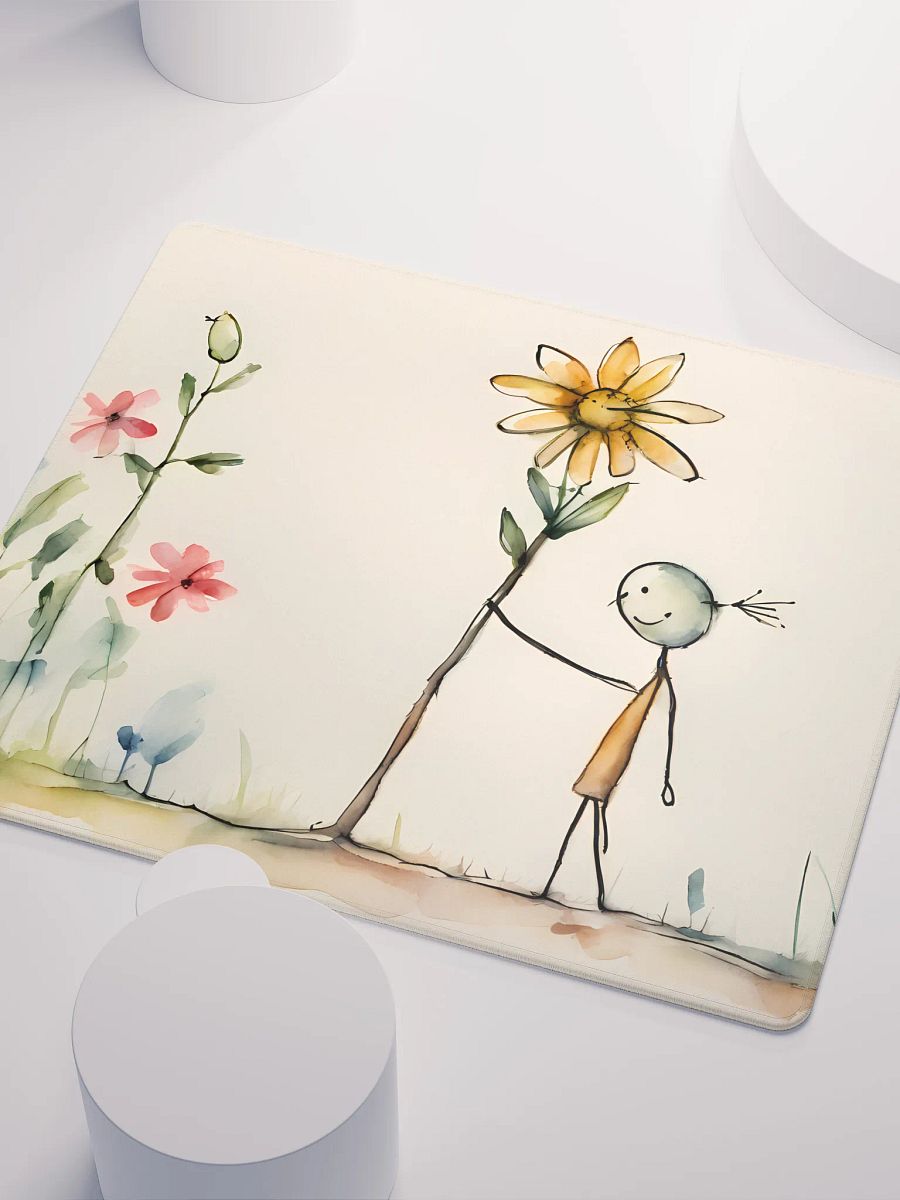 Planting Flowers for Breakfast, Gaming Mouse Pad, 2 Sizes product image (3)
