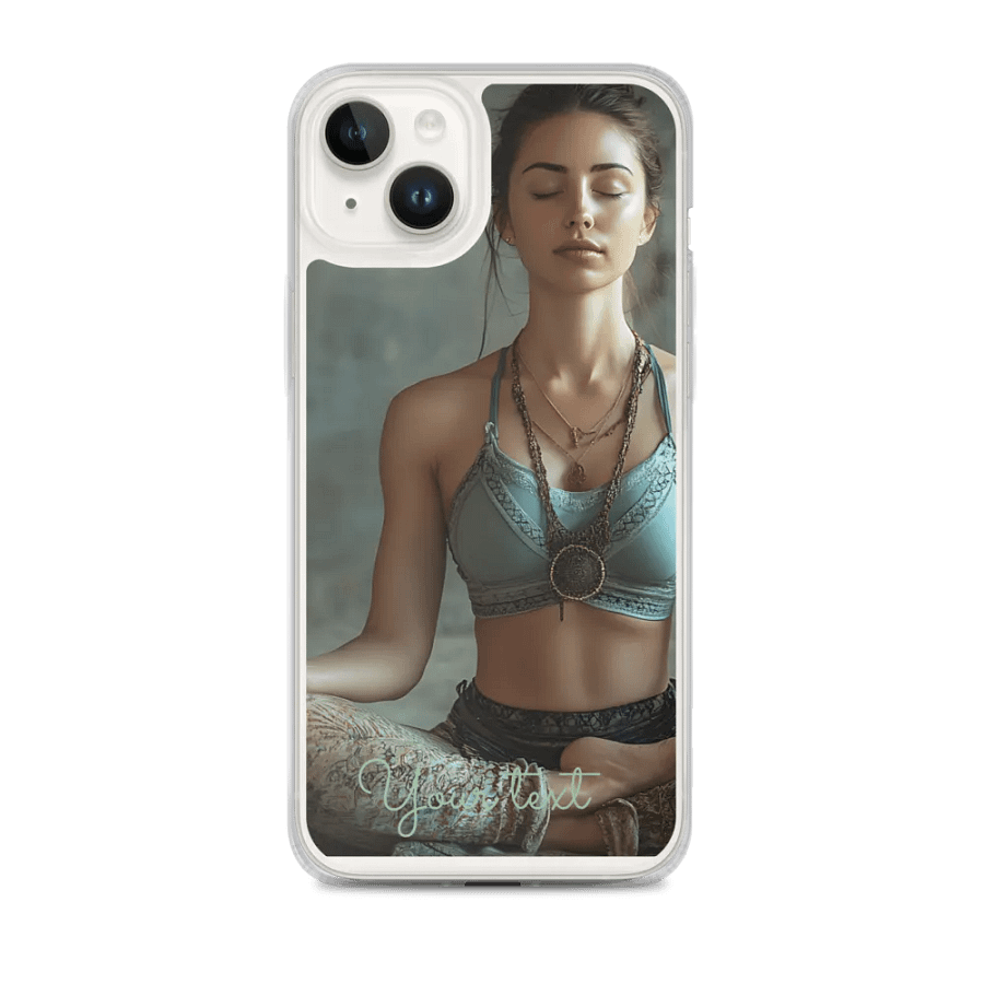 Zen Meditator iPhone® Clear Case product image (1)