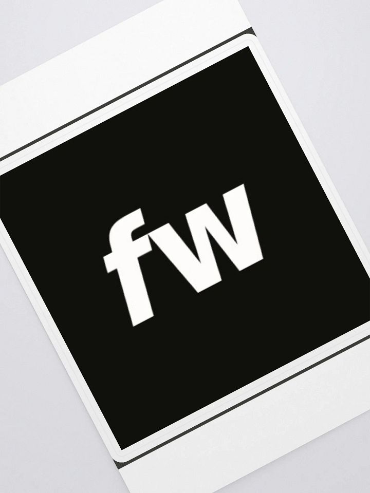 Bold FW Lettering Sticker Sheet product image (1)