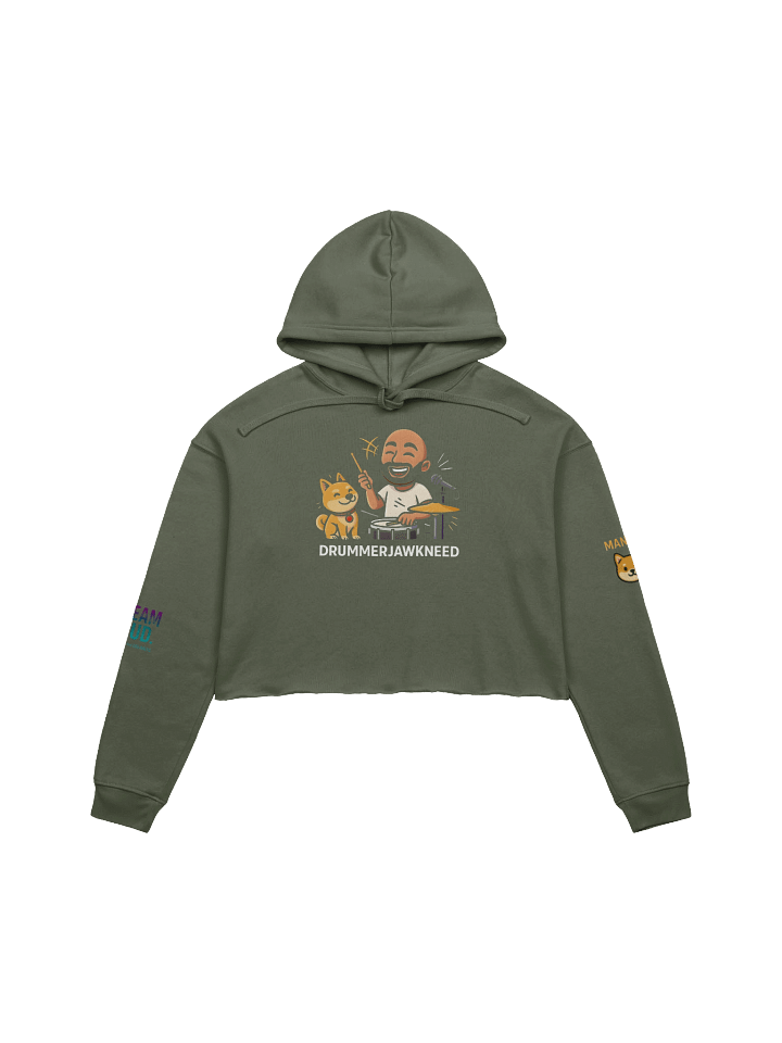 DrummerJawKneeD — Dream Loud Crop Hoodie product image (1)