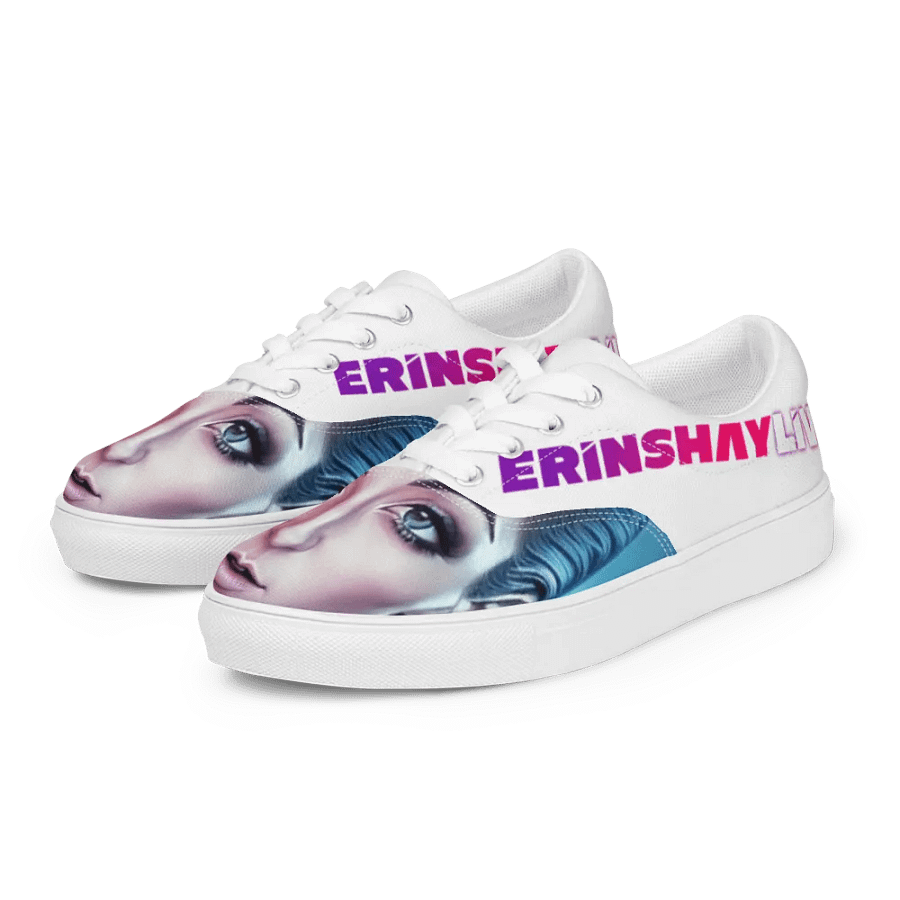 ErinShayLive - Woman's lace up canvas shoes product image (4)
