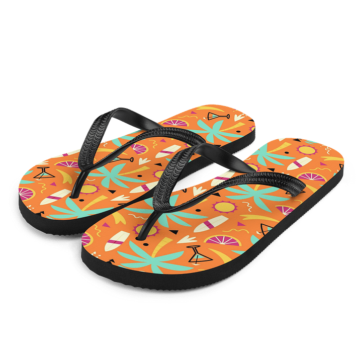 Tropical Vibes Flip-Flops product image (1)