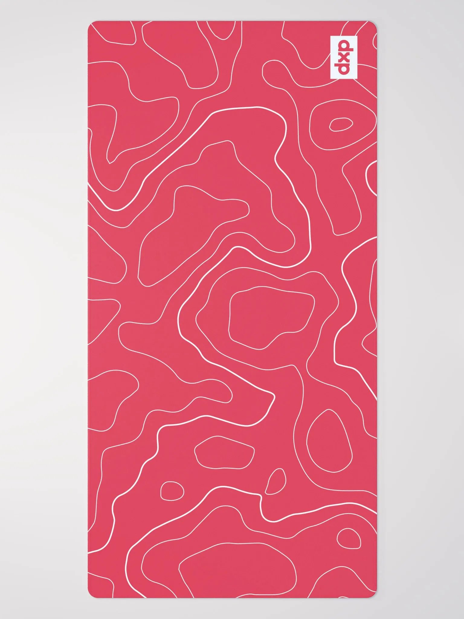 Topography Mouse Pad | Red product image (2)