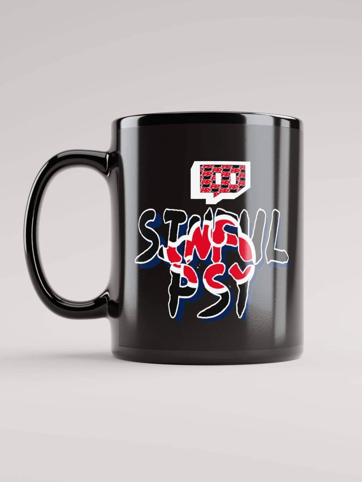 Gengar X Itachi Black Glossy Mug product image (6)