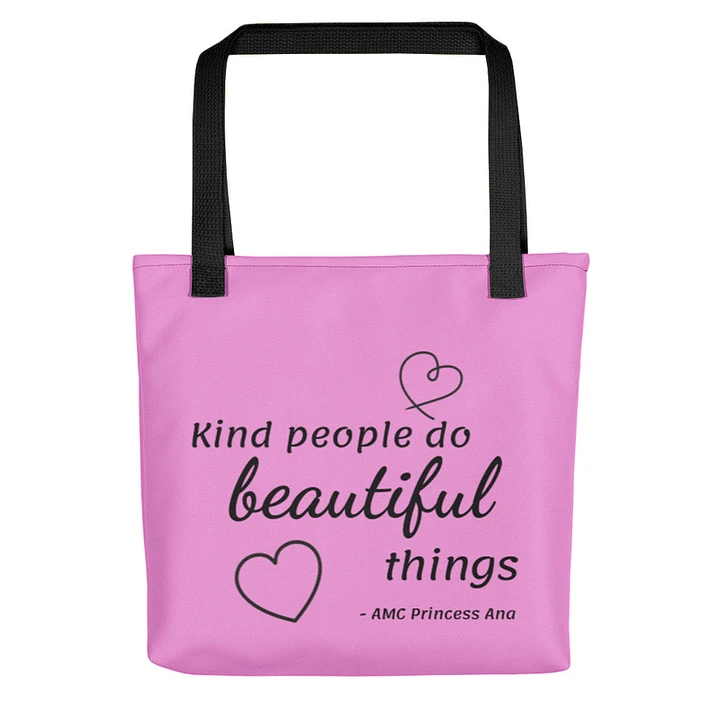 Kind people...TOTE BAG - Pink product image (1)
