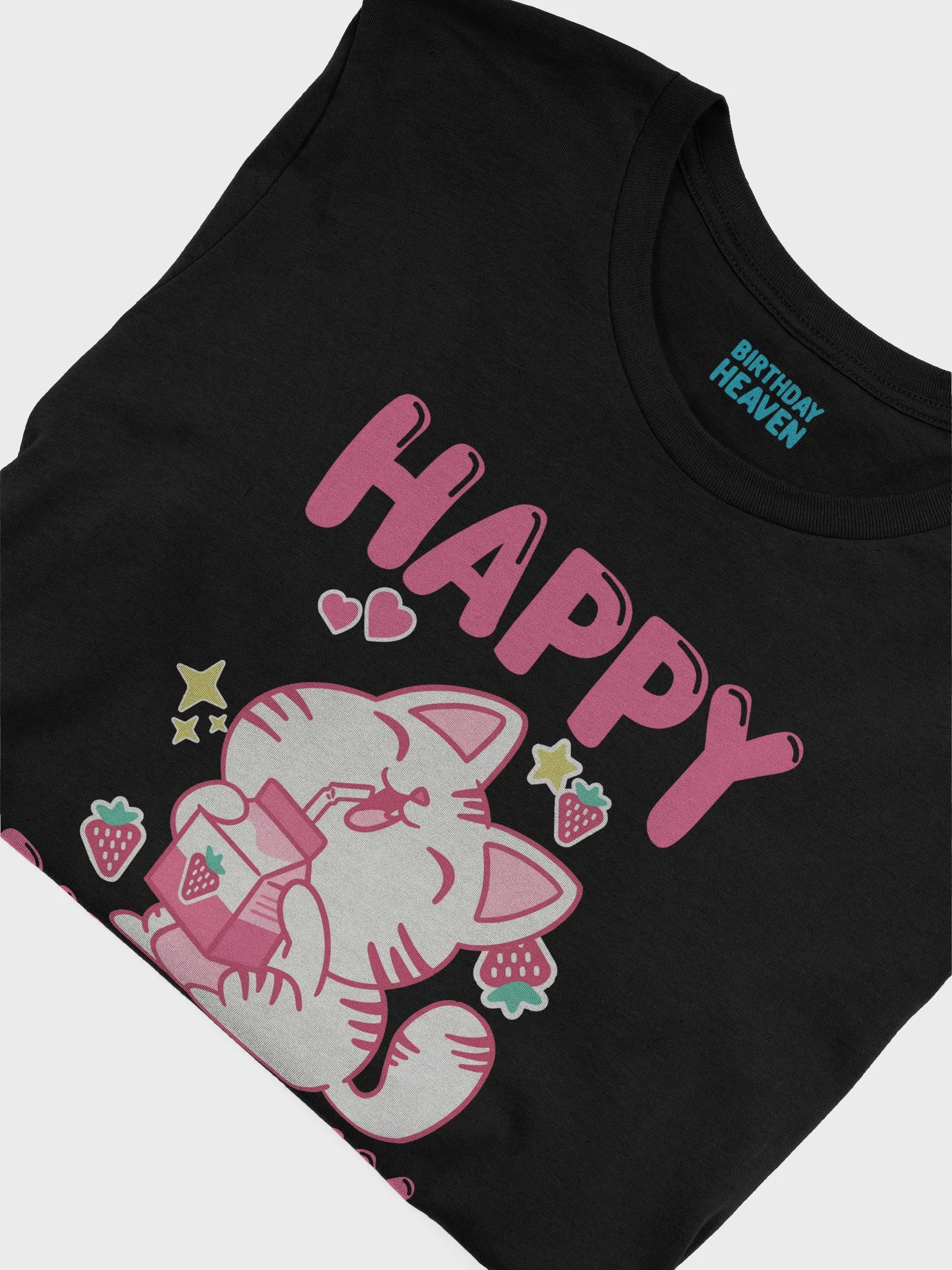 Happy Birthday (Cat Strawberry) T-Shirt product image (5)