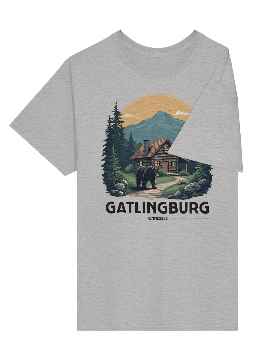 Gatlinburg, Tennessee Cabin in the Mountains Tee product image (4)