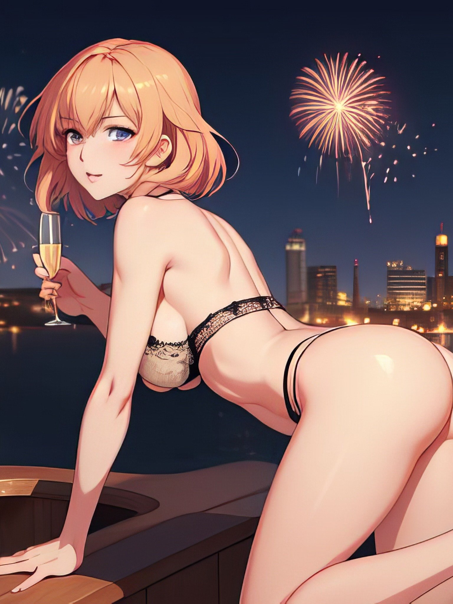 Tease and Tunes - 4K New York Year End Lofi Wallpaper product image (1)